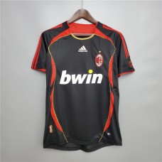 AC Milan 06/07 Third Black Soccer Jersey